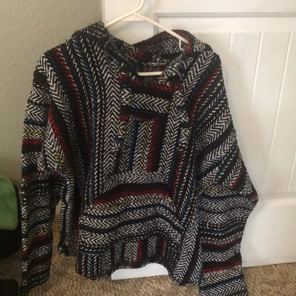 Baja Hoodie. Multi colored.